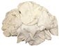 RENOWN BLEACHED KNIT WIPER CLOTH, 25 LB. BOX