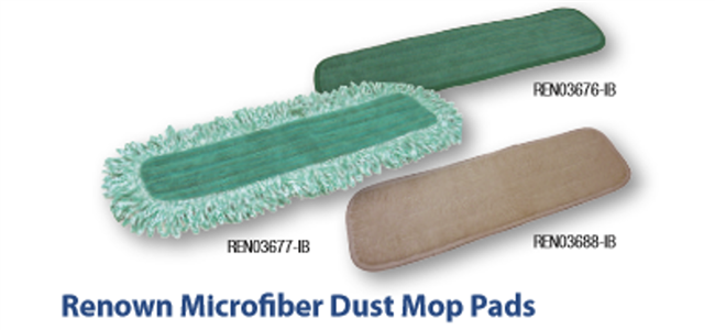 Dust Mop Cover w/Fringe 36" Green 6/CS