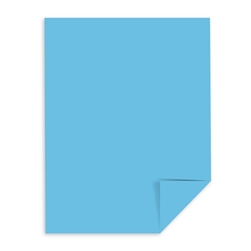 FLYERS; 8.5 x 11 Astrobright Lunar Blue; Micro Perf