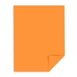 FLYERS; 8.5 x 11 Astrobright Cosmic Orange; Micro Perf