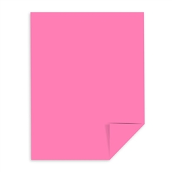 FLYERS; 8.5 x 11 Astrobright Pulsar Pink; Micro Perf