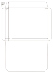 10 x 13 Envelope; Blank; 13" Flap