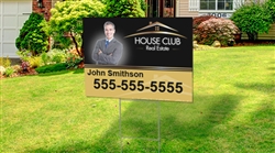 24" x 18" Yard Sign and H-Stake