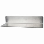 Stainless Steel Utility Shelf- 24"  long x 6" deep, Exposed Mounting