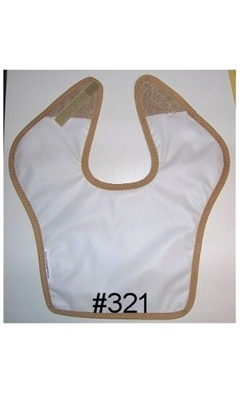 Bib with Velcro and Waterproof Back