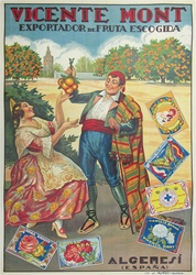 Vicente Mont Original Advertising Poster