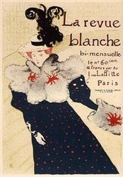 Toulouse Lautrec La Revue Blanche
Vintage French Poster
Toulouse Lautrec