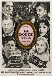 La Dolce Vita Original Argentine One Sheet
Vintage Movie Poster
Fellini