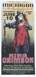 Mark Arminski King Crimson Original Rock Concert Poster