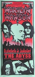 Mark Arminski Marilyn Manson Original Rock Concert Poster