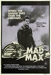 Mad Max Original Australian One Sheet
Vintage Movie Poster
Mel Gibson