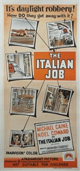 Italian Job Original Australian Daybill
Vintage Movie Poster
Michael Caine
