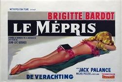 Le Mepris Belgian Movie Poster
Vintage Movie Poster
Brigette Bardot