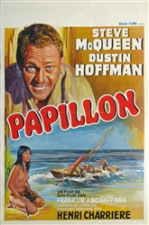 Papillon Belgian Movie Poster
Vintage Movie Poster
Steve McQueen