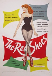 Original British One Sheet The Red Shoes
Vintage Movie Poster
Powell
Pressburger