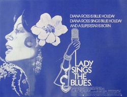British Quad Lady Sings The Blues Original Movie Poster