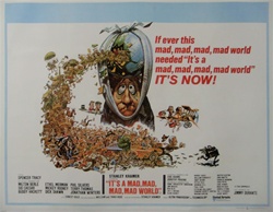 British Quad It's A Mad, Mad, Mad Mad World Original Movie Poster