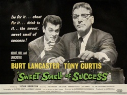 British Quad Sweet Smell of Success Original Movie Poster