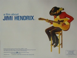 British Quad A Film About Jimi Hendrix Original Movie Poster