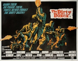 British Quad The Dirty Dozen Original Movie Poster
