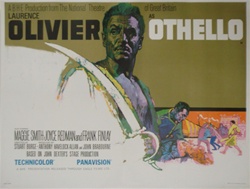 British Quad Othello Original Movie Poster