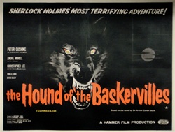 British Quad The Hound of the Baskervilles Original Movie Poster