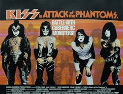 British Quad Kiss Attack of the Phantoms Original Movie Poster