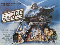 British Quad The Empire Strikes Back
Vintage Movie Poster
Star Wars