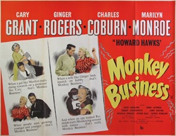 British Quad Monkey Business
Vintage Movie Poster
Marilyn Monroe