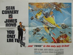 British Quad You Only Live Twice
Vintage Movie Poster