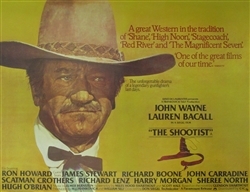 British The Shootist
Vintage Movie Poster
John Wayne