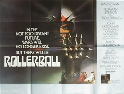 British Quad Rollerball
Vintage Movie Poster
James Caan