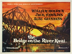 The British Quad Bridge On The River Kwai
Vintage Movie Poster
William Holden