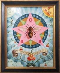 Chris Buzelli The Secret Life of Bees Original Painting
Lowbrow 
Lowbrow artwork
Pop surrealism