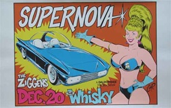Coop Supernova Original Rock Concert Poster