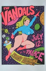 Coop The Vandals Original Rock Concert Poster
