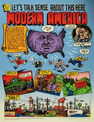 Robert Crumb Modern America Limited Edition Print