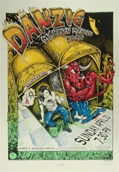 Emek Danzig Original Rock Concert Poster