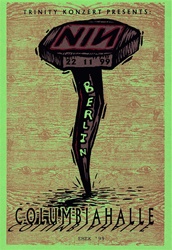 Emek Nine Inch Nails Original Rock Concert Handbill