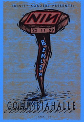 Emek Nine Inch Nails Original Rock Concert Handbill