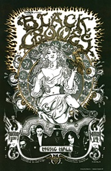 Emek Black Crowes Original Rock Concert Poster