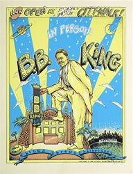 Emek B. B. King Original Rock Concert Poster