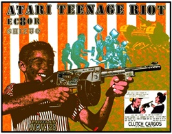 Emek Atari Teenage Riot Original Rock Concert Poster