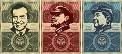 Shepard Fairey Money Set Nixon/ Lenin/ Mao Fine Art Print Set