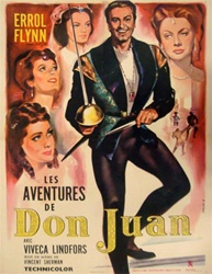 French Movie Poster Adventures of Don Juan
Vintage Movie Poster
Errol Flynn