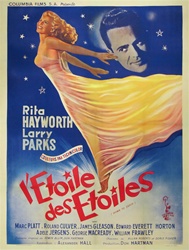 French Movie Poster Down To Earth
Vintage Movie Poster
Rita Hayworth