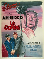 Original French Movie Poster Rope
Vintage Movie Poster
Alfred Hitchcock