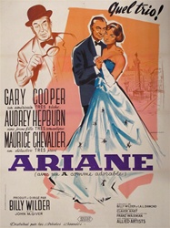 French Movie Poster Love In The Afternoon
Vintage Movie Poster
Audrey Hepburn