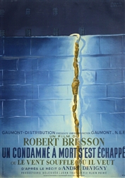 Original French Movie Poster A Man Escaped
Vintage Movie Poster
Bresson