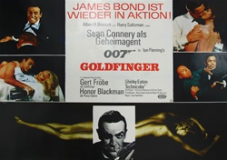 Goldfinger Original German Movie Poster